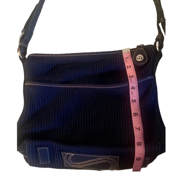 THE SAK Crochet Blue Shoulder Bag - Picture 2 of 5